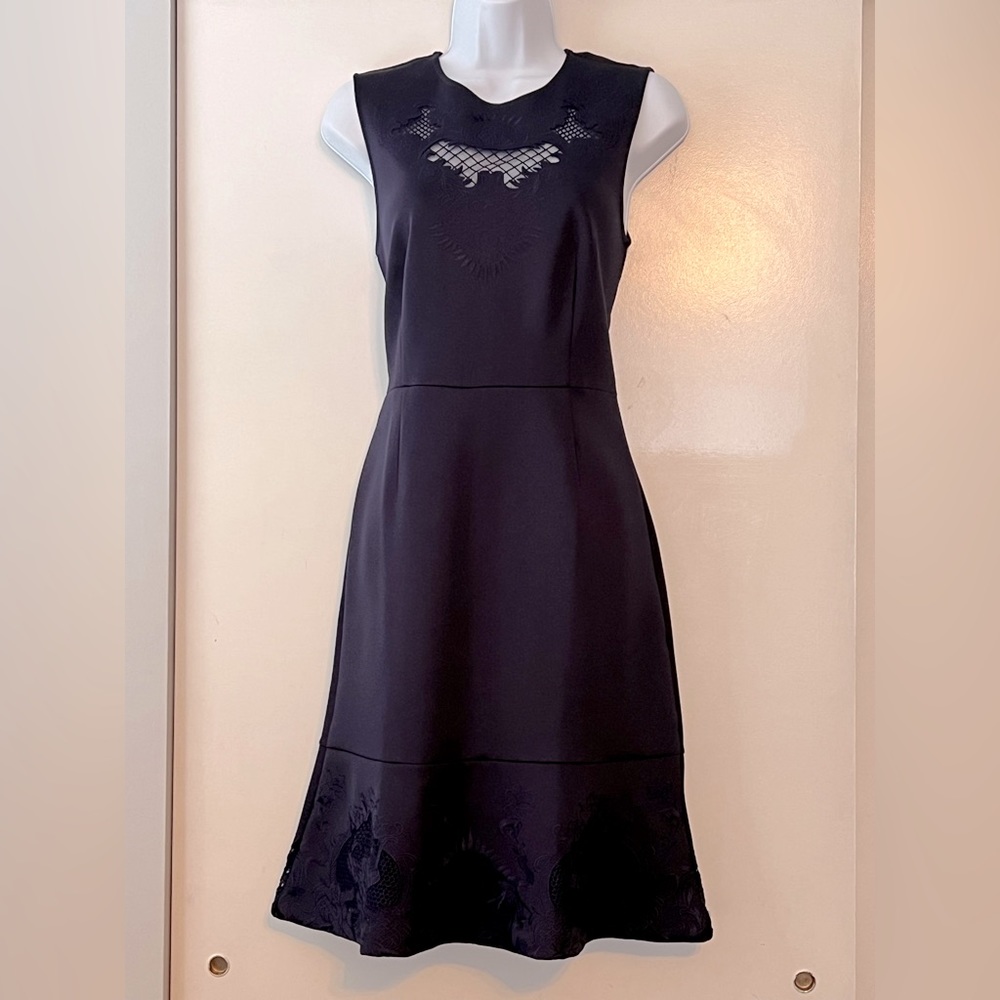 Venus, navy blue midi dress.  Worn once